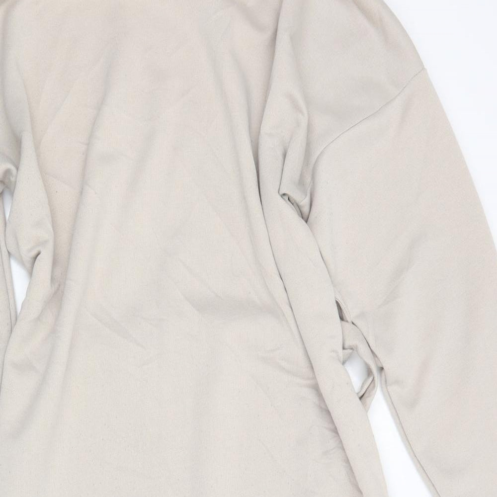 Boohoo Womens Beige   Jumper Dress  Size 16