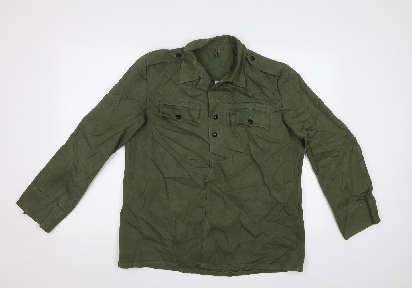 Preworn Womens Green  Canvas Jacket  Size L