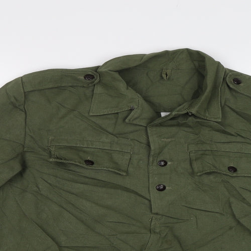 Preworn Womens Green  Canvas Jacket  Size L