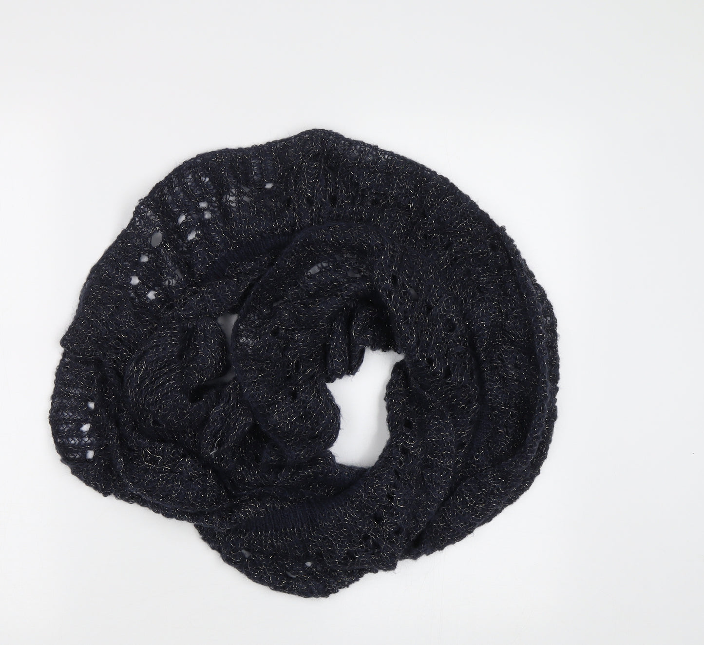 Preworn Womens Blue  Knit  Scarf