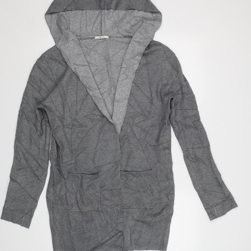 TU Womens Grey   Overcoat Coatigan Size M