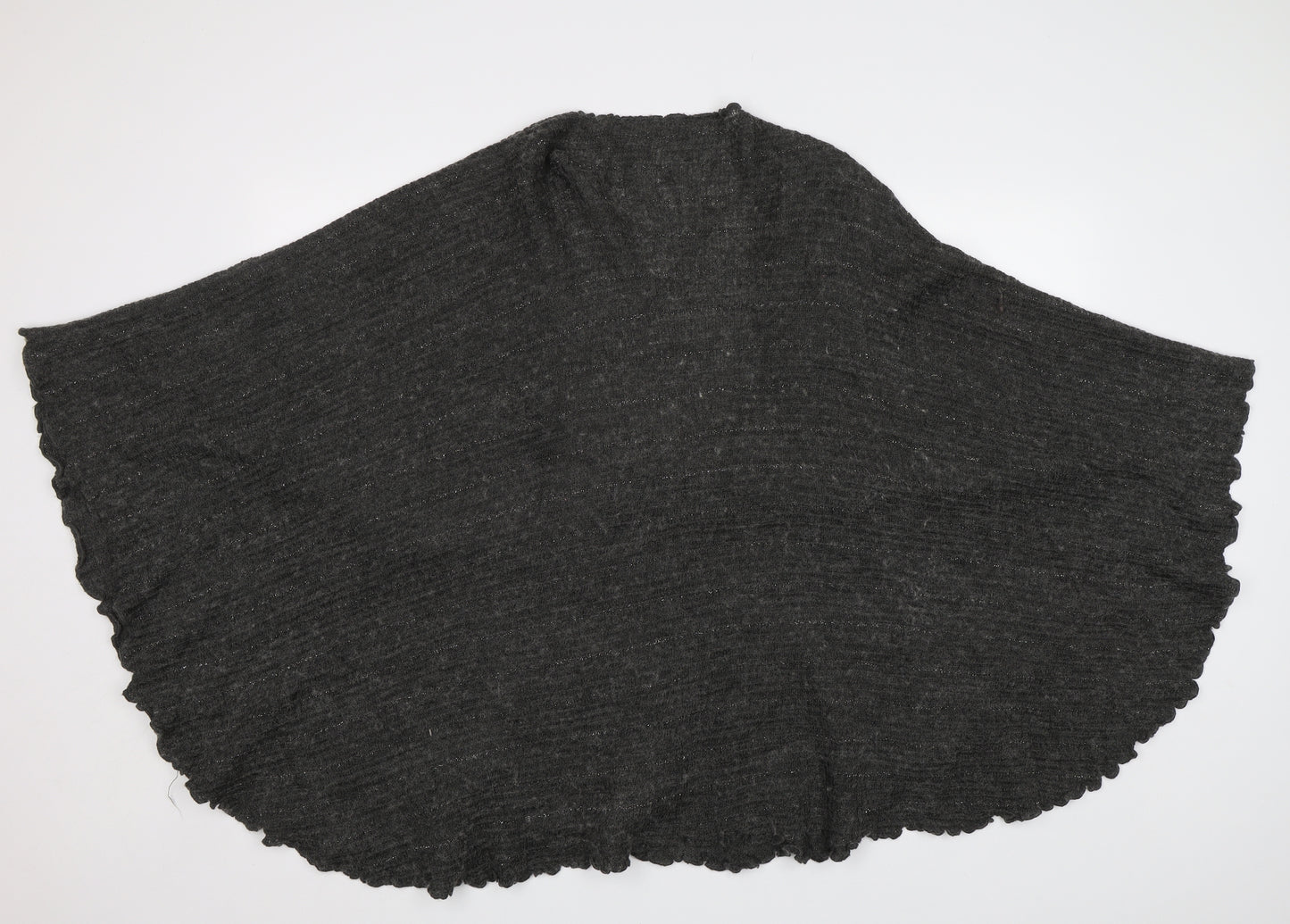 M&S Womens Grey   Overcoat Poncho One Size