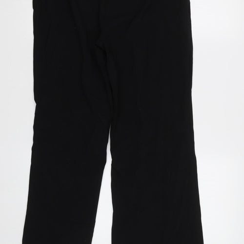 M&S Womens Black   Dress Pants Trousers Size 10 L28 in