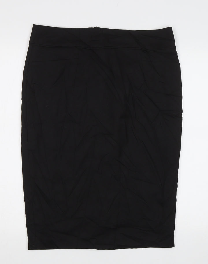 Nest Womens Black   Straight & Pencil Skirt Size 14
