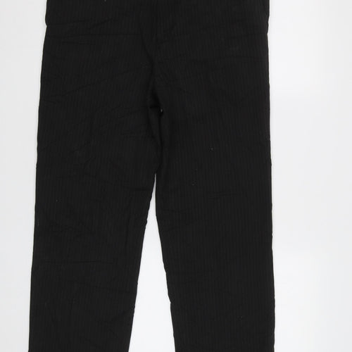 Burton Mens Black Striped  Dress Pants Trousers Size 32 L29 in