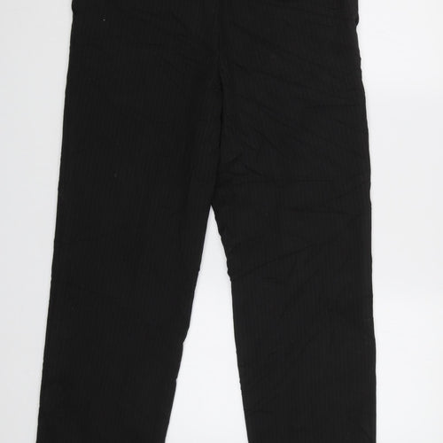 Burton Mens Black Striped  Dress Pants Trousers Size 32 L29 in