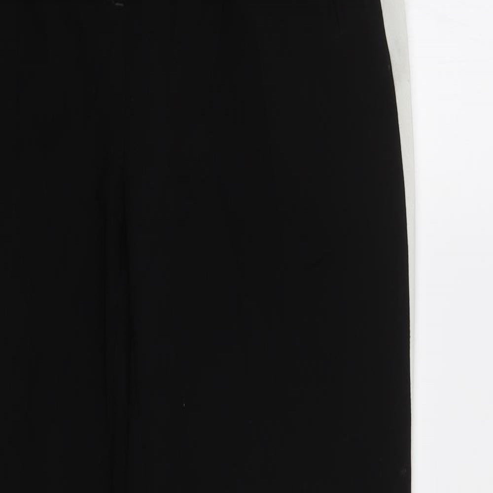M&S Womens Black   Jogger Trousers Size 8 L26 in
