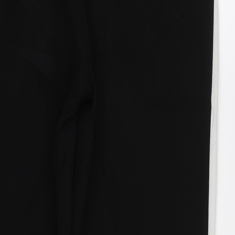 M&S Womens Black   Jogger Trousers Size 8 L26 in