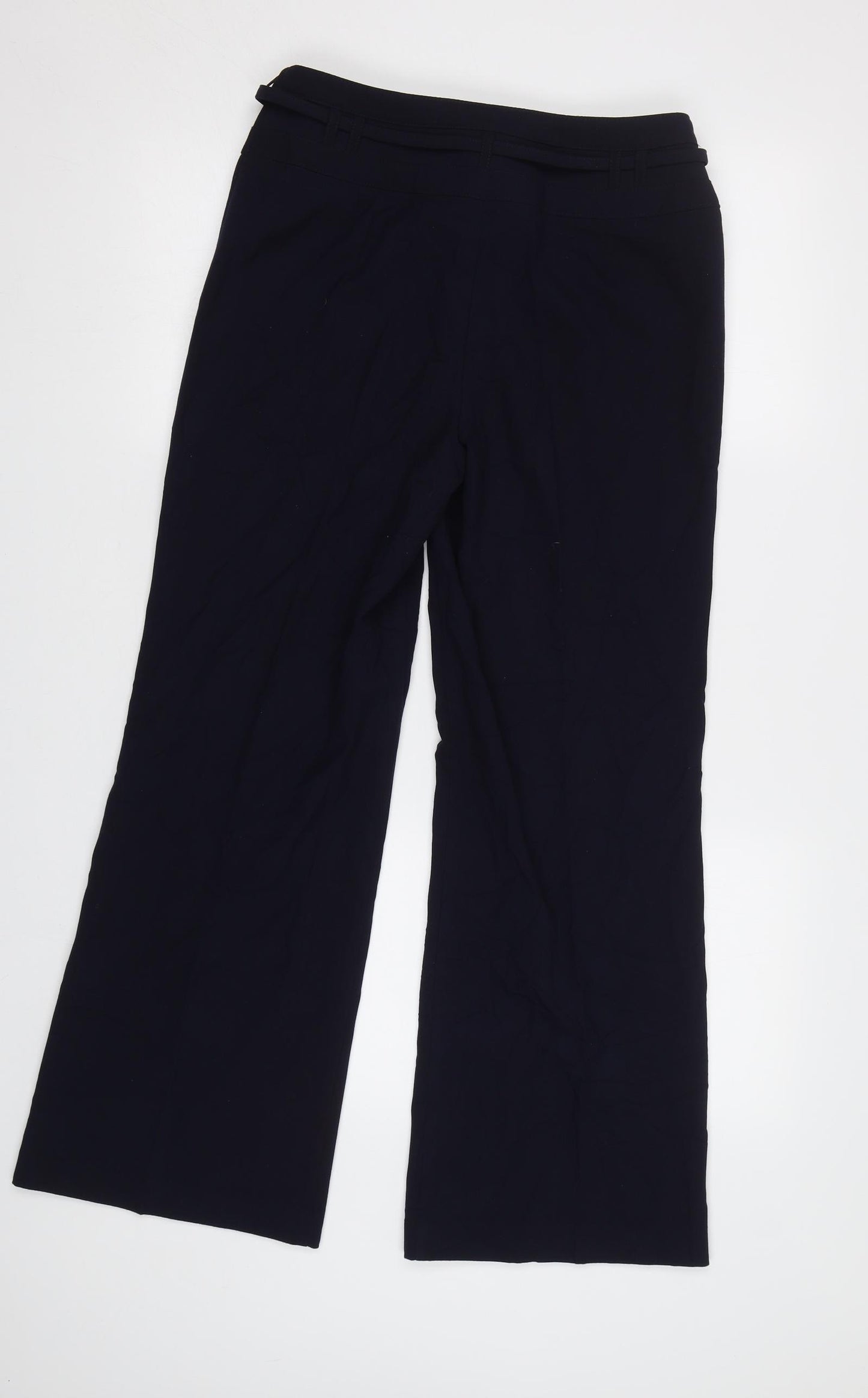 M&S Womens Blue   Dress Pants Trousers Size 10 L28 in
