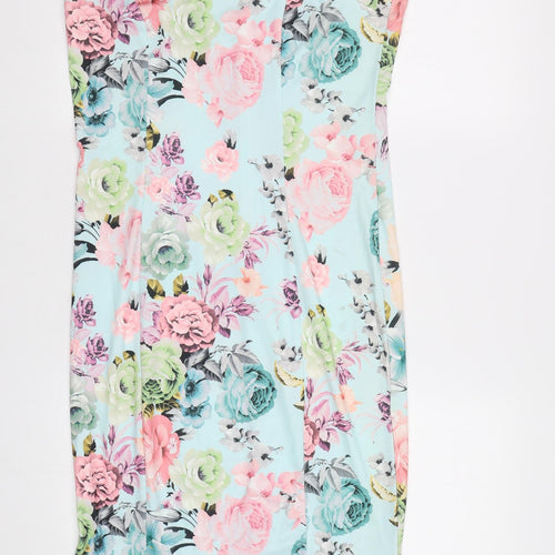 CBR Womens Multicoloured Floral  Bodycon  Size L