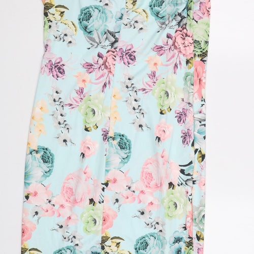 CBR Womens Multicoloured Floral  Bodycon  Size L