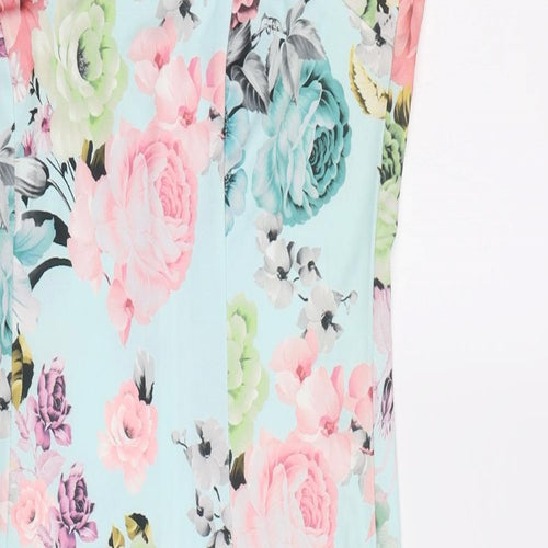 CBR Womens Multicoloured Floral  Bodycon  Size L