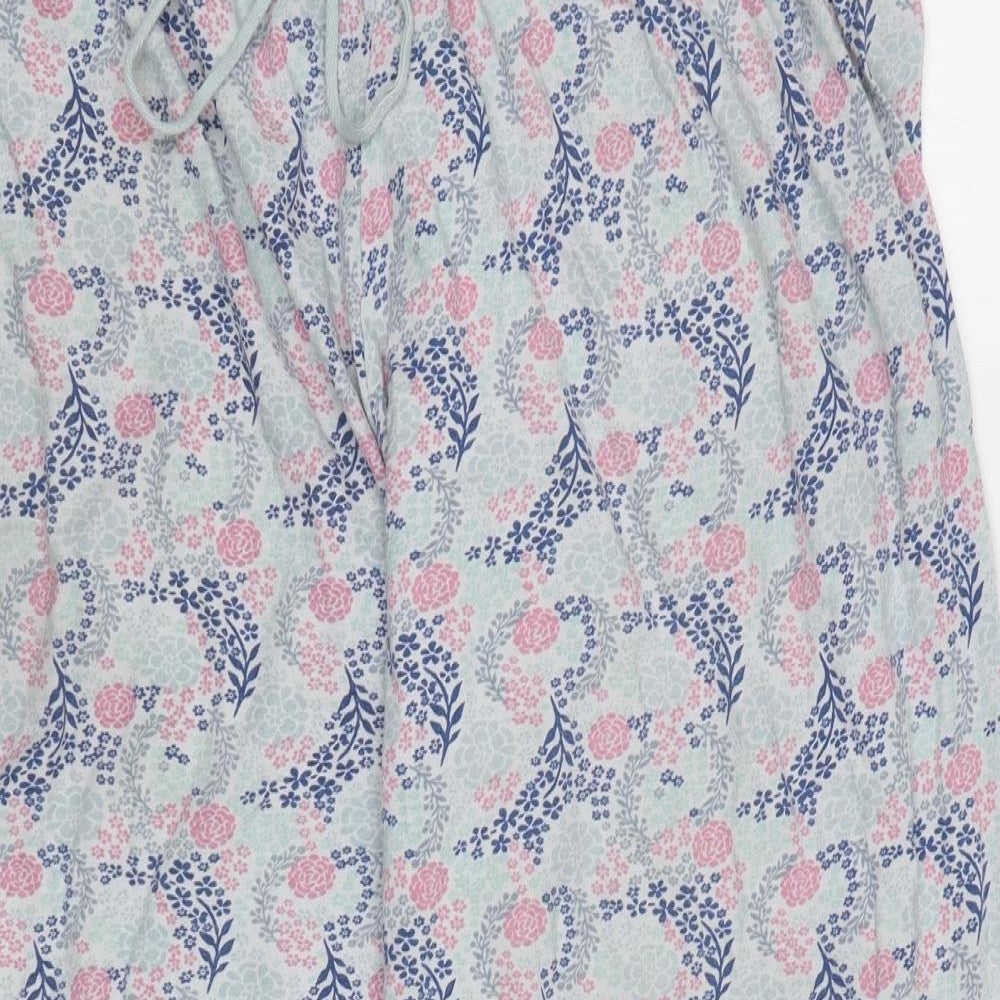 Primark Womens Blue Floral   Pyjama Pants Size XL