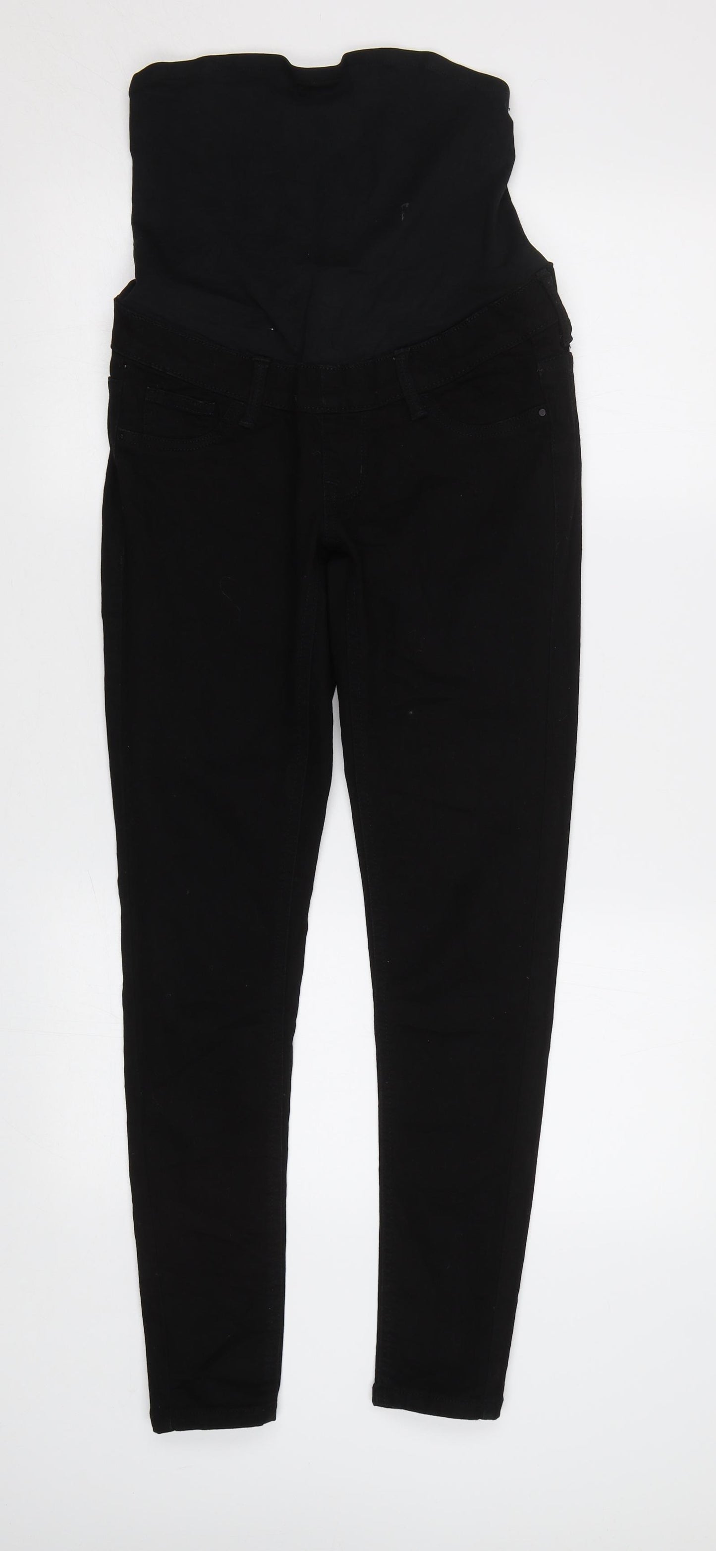 Red Herring Womens Black   Skinny Jeans Size 8 L29 in - Maternity