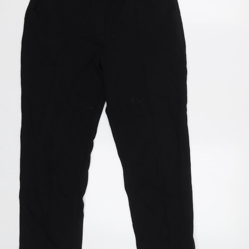 M&S Womens Black   Trousers  Size 10 L25 in