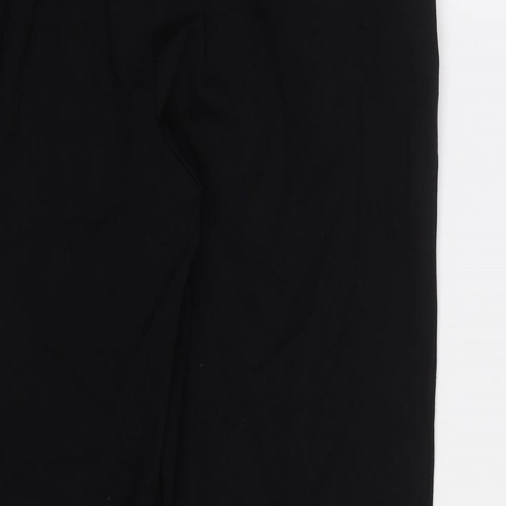 M&S Womens Black   Trousers  Size 10 L25 in