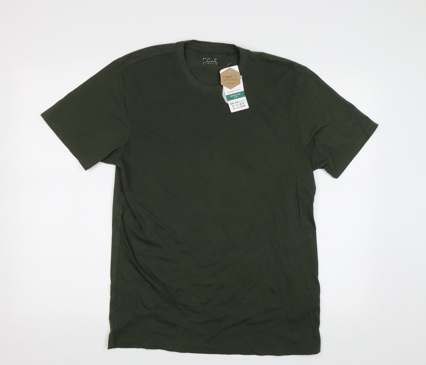 NEXT Mens Green    T-Shirt Size M