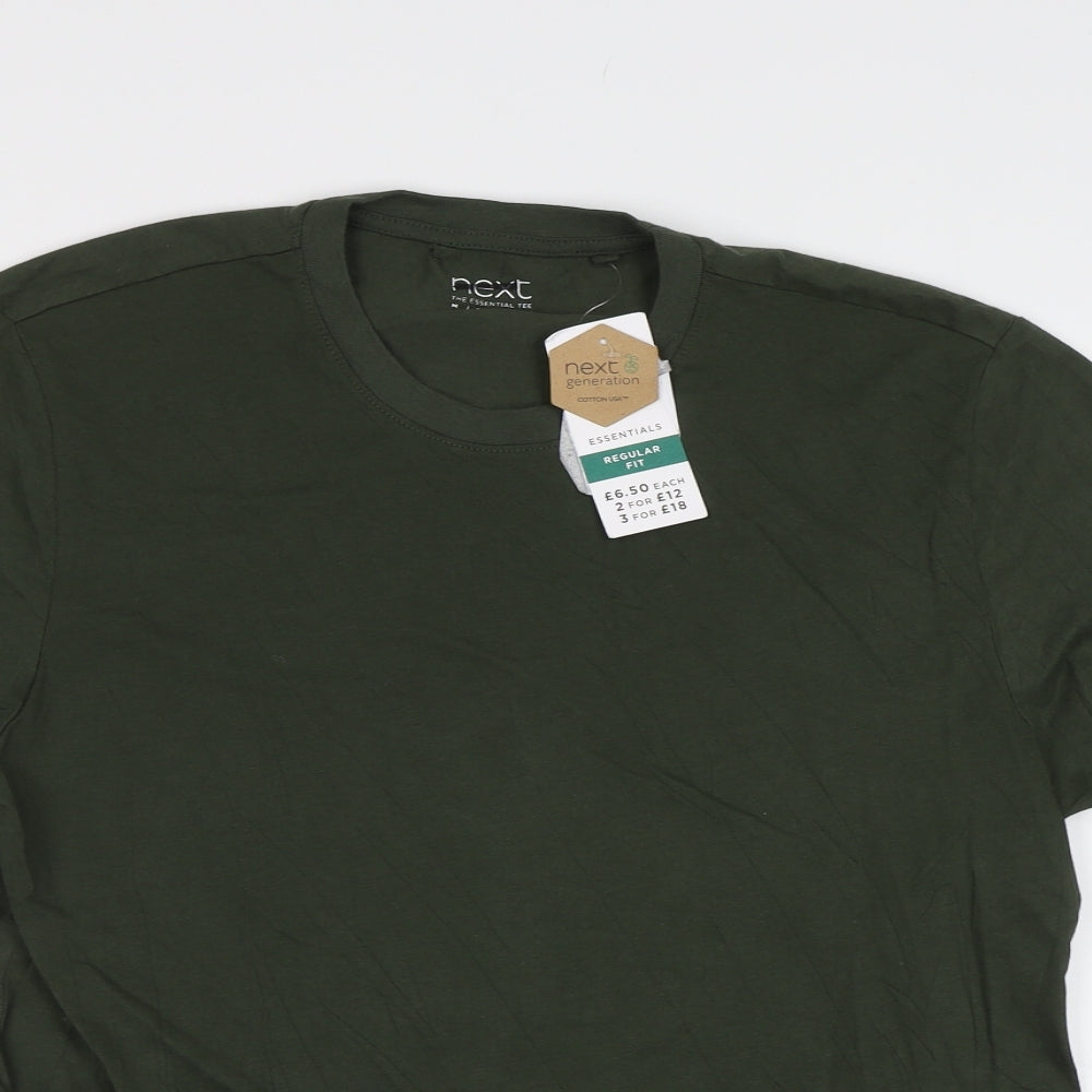 NEXT Mens Green    T-Shirt Size M