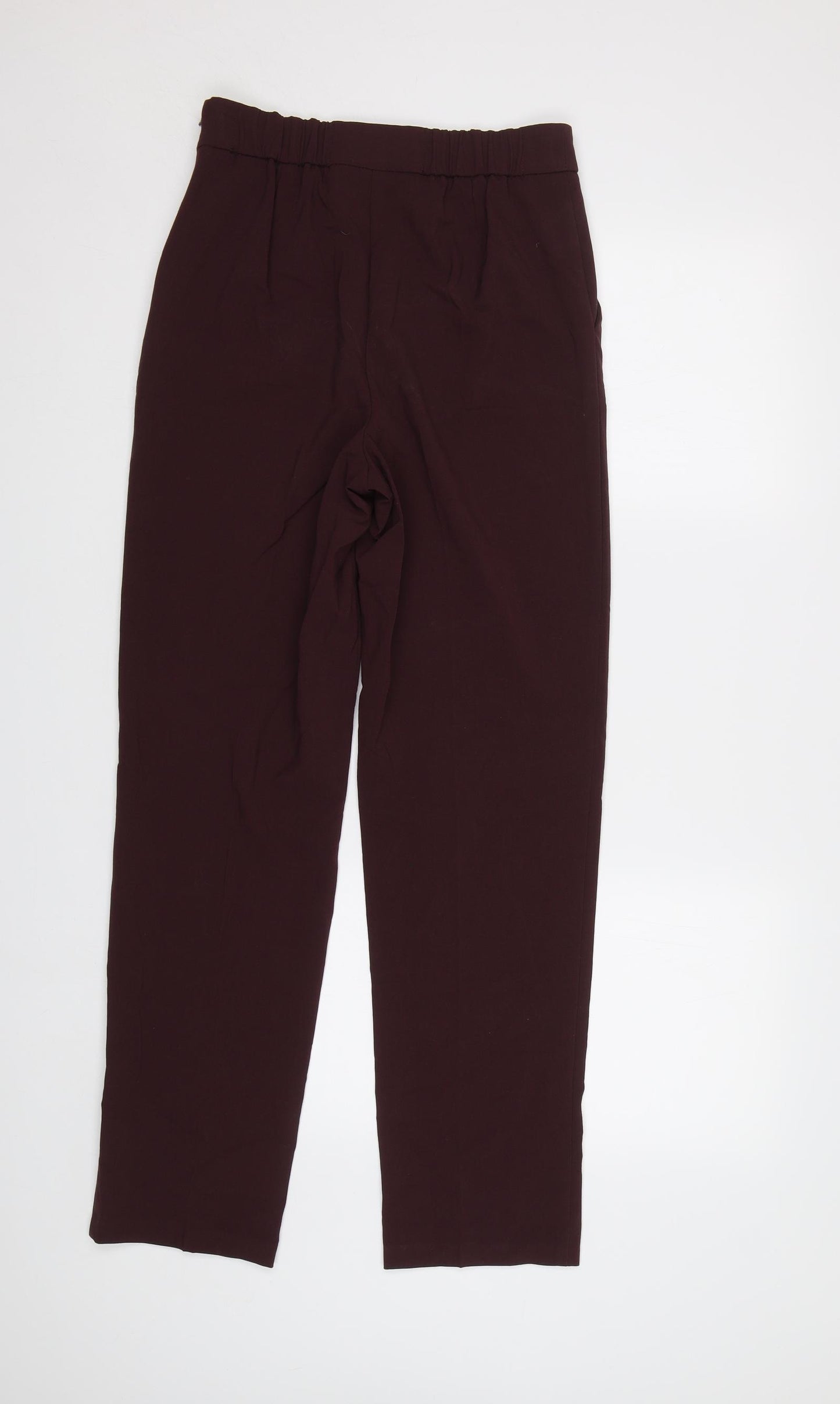 M&S Womens Brown   Trousers  Size 8 L31 in