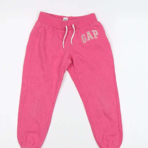 Gap Girls Pink   Jogger Trousers Size 4-5 Years