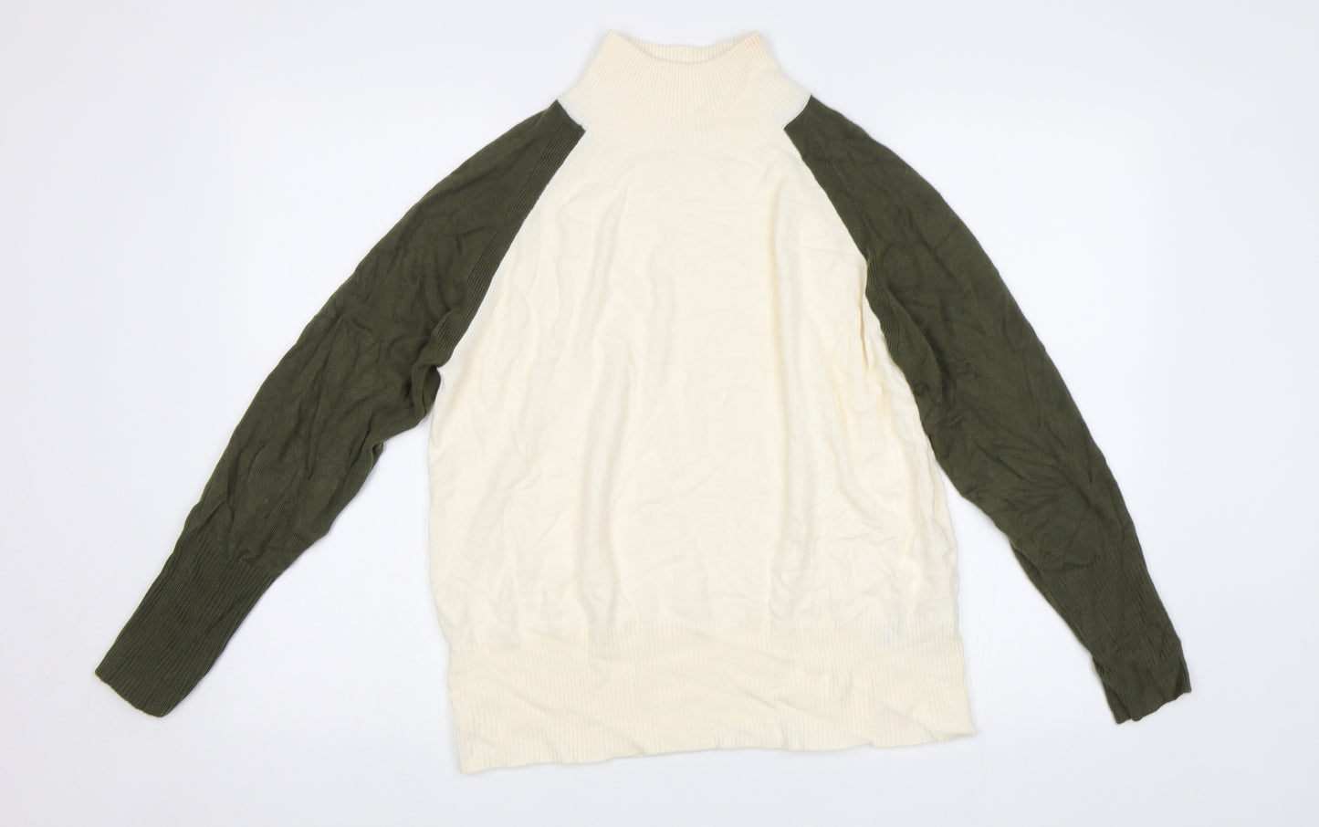 M&S Womens Ivory   Pullover Jumper Size M