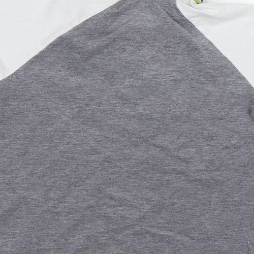 Matalan Boys Grey Striped  Basic Polo Size 8 Years