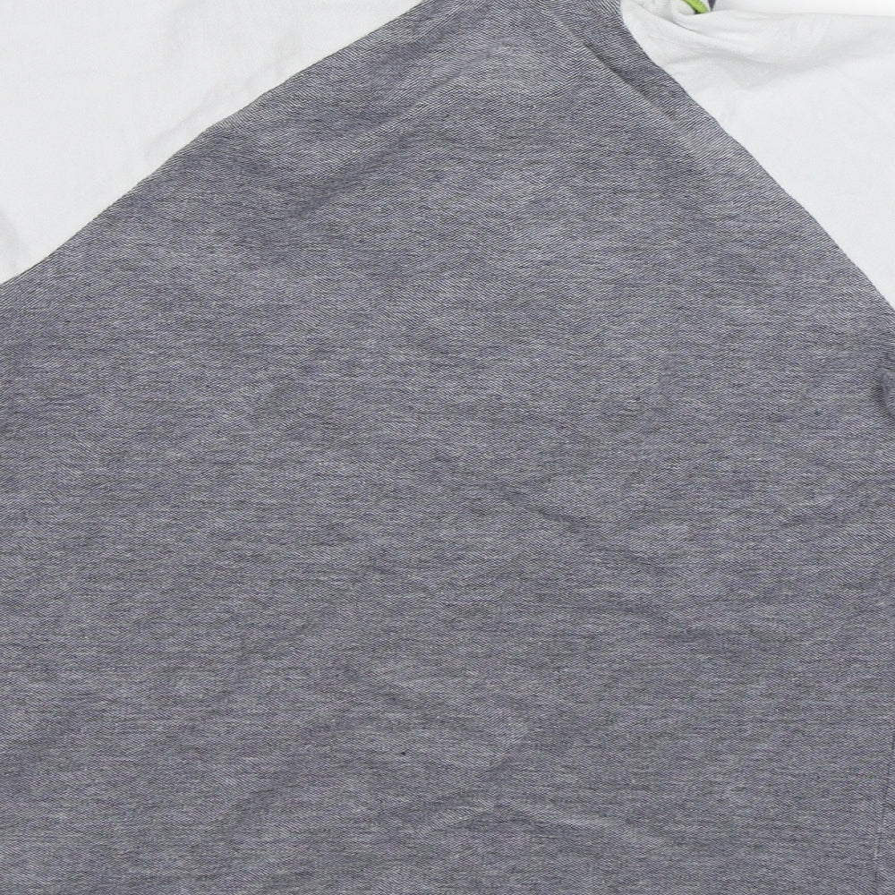 Matalan Boys Grey Striped  Basic Polo Size 8 Years