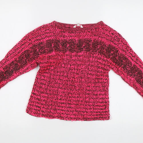 Miss E-Vie Girls Pink   Pullover Jumper Size 11-12 Years