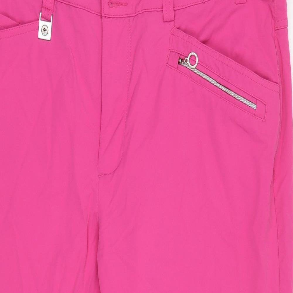 Rohnisch Womens Pink   Cropped Trousers Size 18 L22 in
