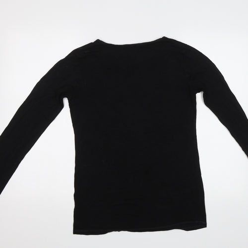 Obsession Womens Black   Basic Polo Size M