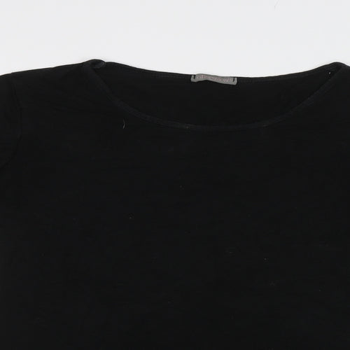 Obsession Womens Black   Basic Polo Size M