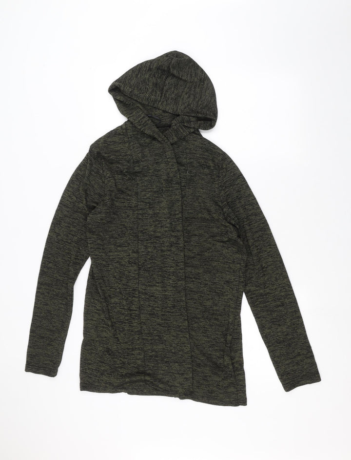 River Island Womens Green   Cardigan Hoodie Size M