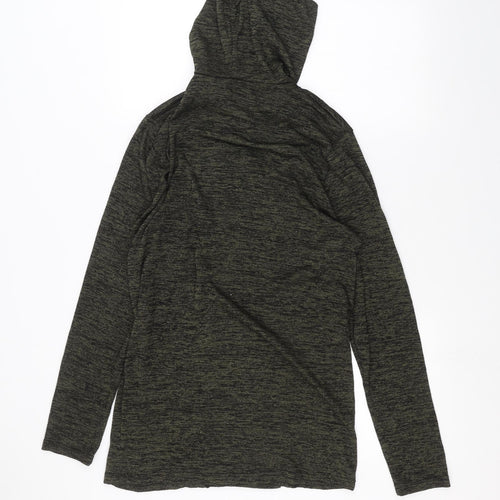 River Island Womens Green   Cardigan Hoodie Size M