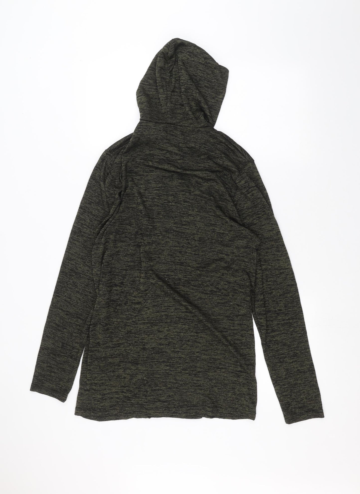 River Island Womens Green   Cardigan Hoodie Size M