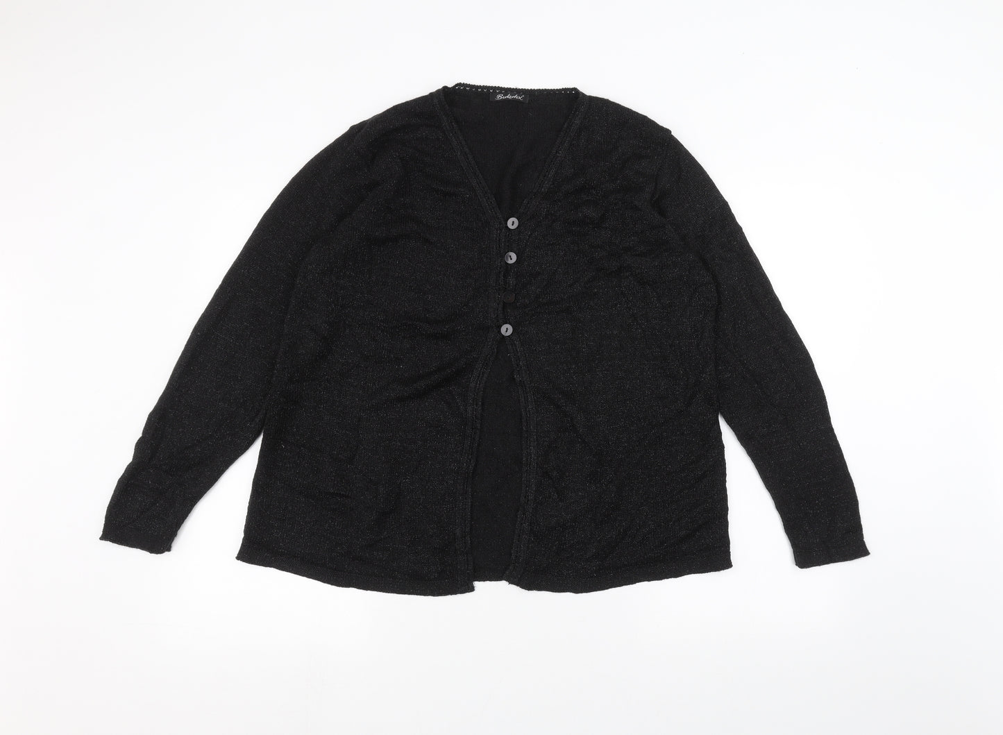 Berkertex Womens Black   Cardigan Jumper Size 14