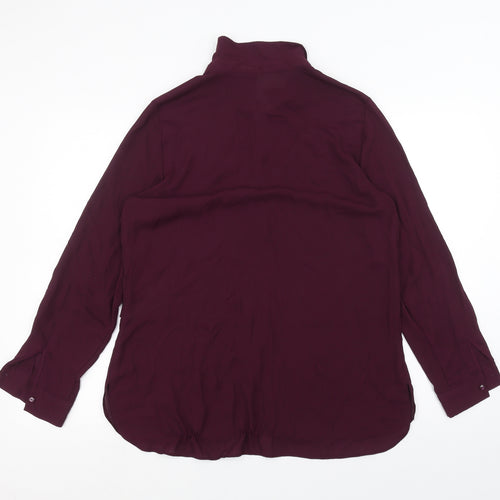 Debinhams Womens Purple   Basic Button-Up Size 14