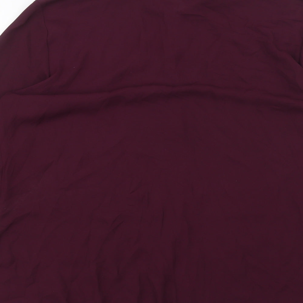 Debinhams Womens Purple   Basic Button-Up Size 14