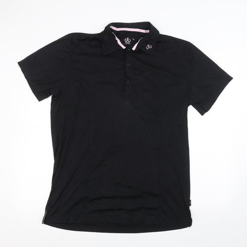 design Womens Black   Basic Polo Size XL
