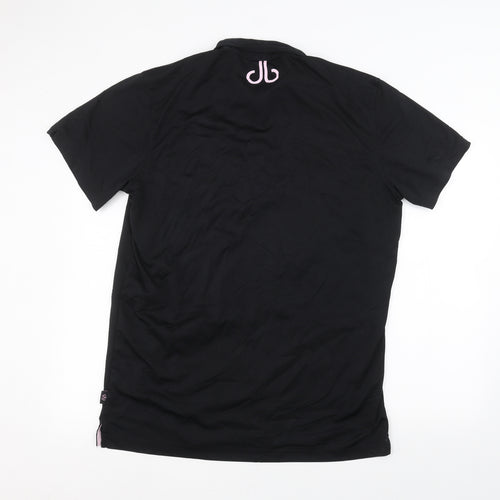design Womens Black   Basic Polo Size XL