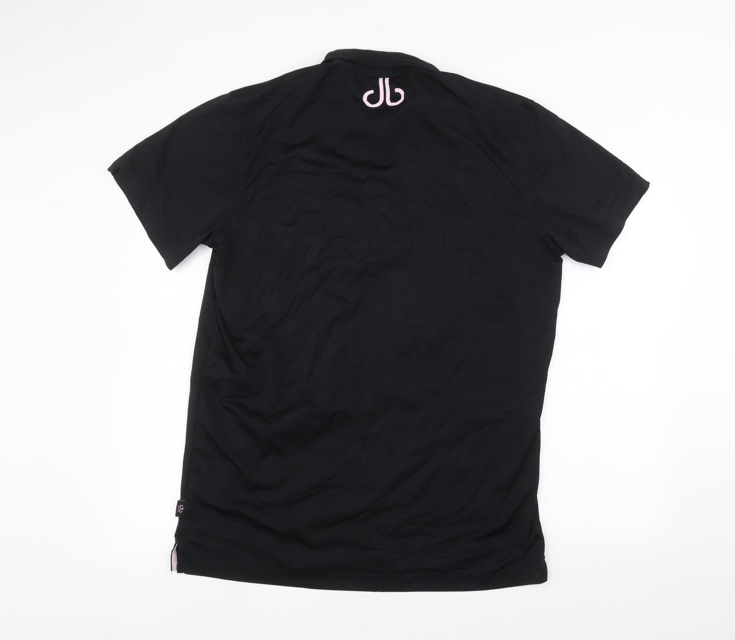 design Womens Black   Basic Polo Size XL