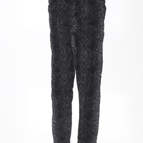 Papaya Womens Black   Jogger Leggings Size 8 L26 in