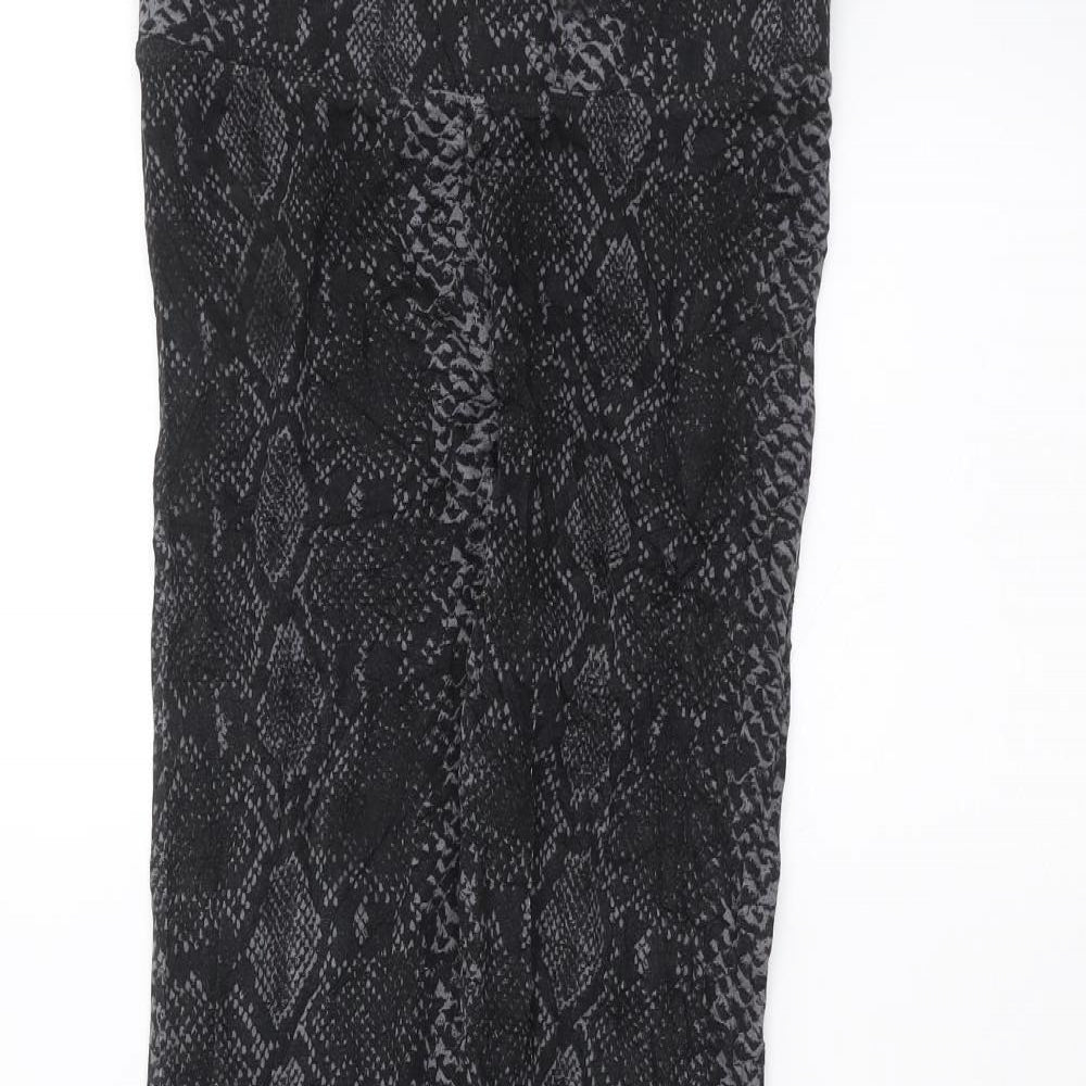 Papaya Womens Black   Jogger Leggings Size 8 L26 in