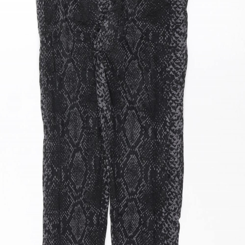 Papaya Womens Black   Jogger Leggings Size 8 L26 in