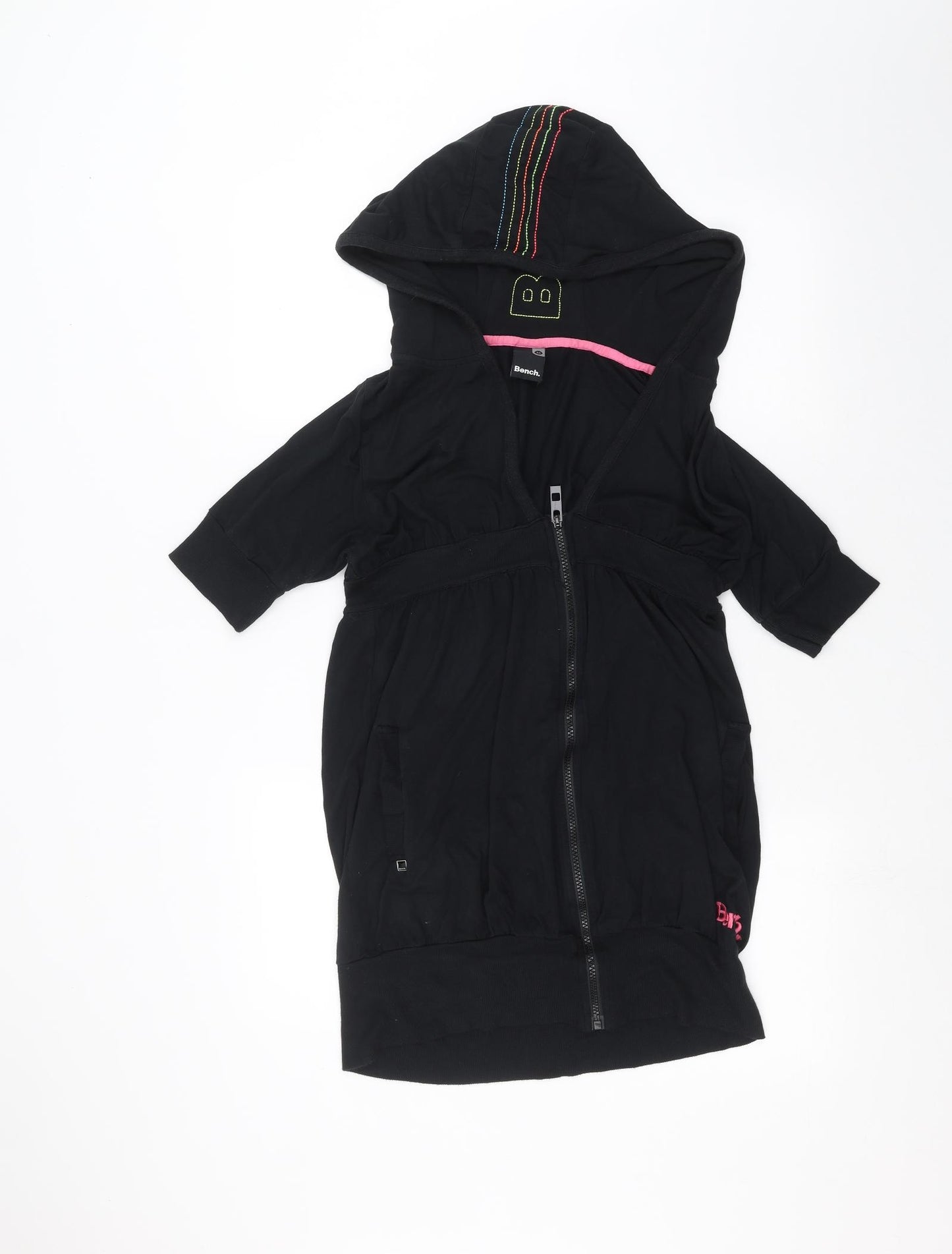 Bench Womens Black   Full Zip Hoodie Size M