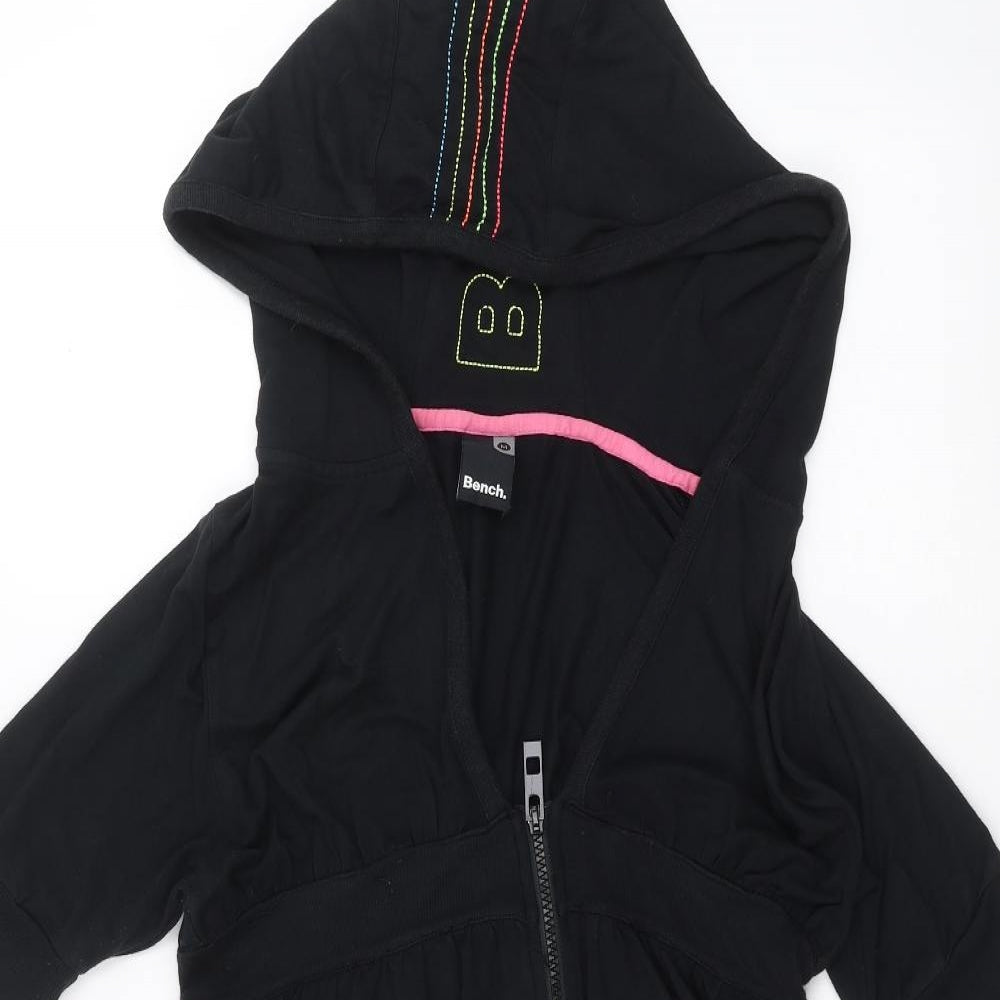 Bench Womens Black   Full Zip Hoodie Size M
