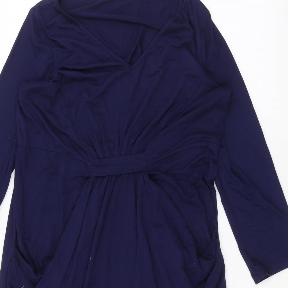 Marks and Spencer Womens Blue   Basic T-Shirt Size 16