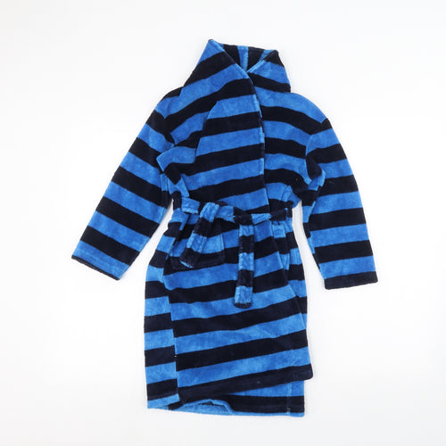 Kangaroo Boys Blue Striped   Robe Size 7-8 Years
