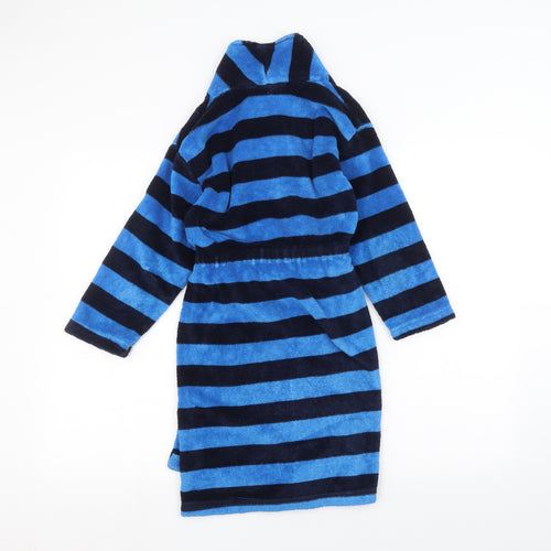 Kangaroo Boys Blue Striped   Robe Size 7-8 Years