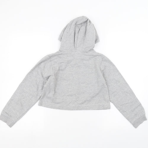 hullabaloo Girls Grey   Pullover Hoodie Size 9-10 Years