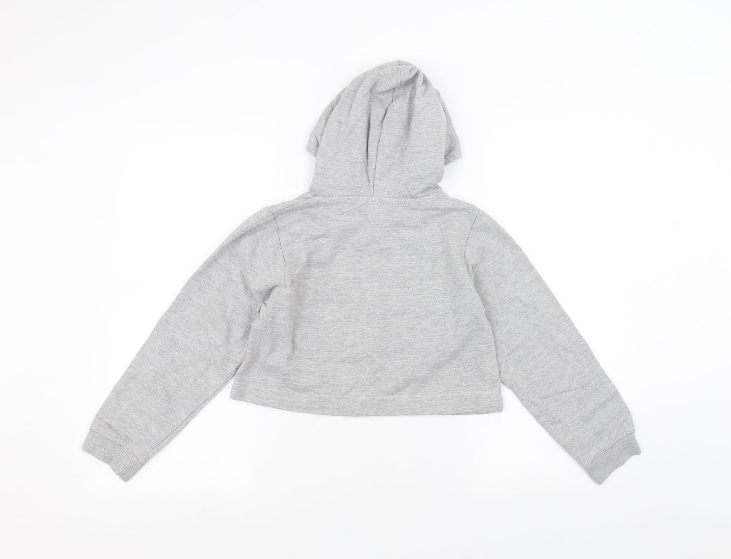 hullabaloo Girls Grey   Pullover Hoodie Size 9-10 Years